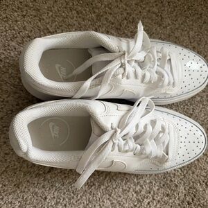 Nike Air Force 1 Low White Sneakers Platform